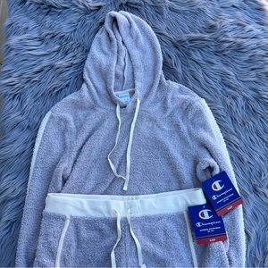 Champion 2 piece Pajama Hoodie Shorts Set NWT